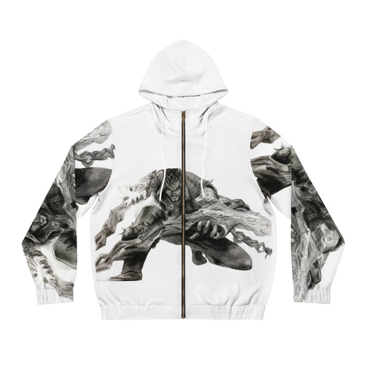 Men's Full-Zip Hoodie (AOP) | SA "sylas"
