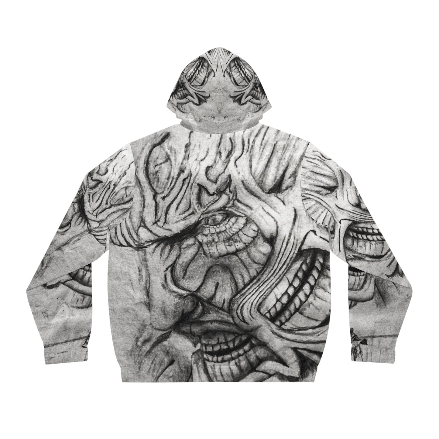 Men's Full-Zip Hoodie (AOP) | SA "AOT"