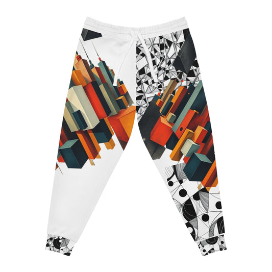 Men's Geometric Print Athletic Joggers for Active Lifestyle